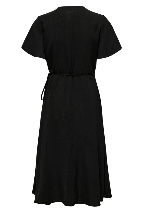 Only onlcali life s/s midi wrap dress wv